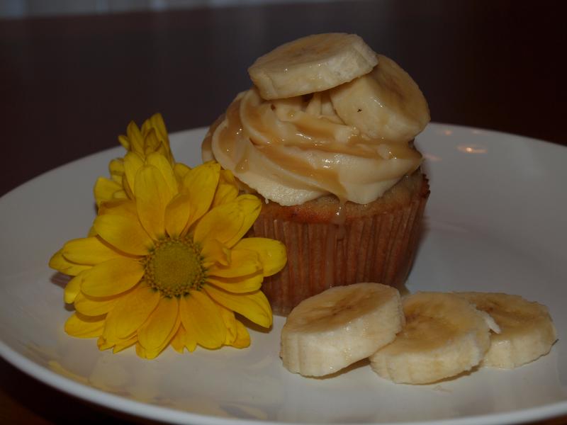 *Banana's Foster Cupcake